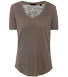 Aquazzura Cotton V-neck T-shirt