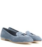 Loro Piana Elodie My Charms Suede Ballerinas