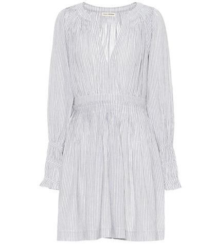 Ulla Johnson Rory Striped Cotton-blend Dress