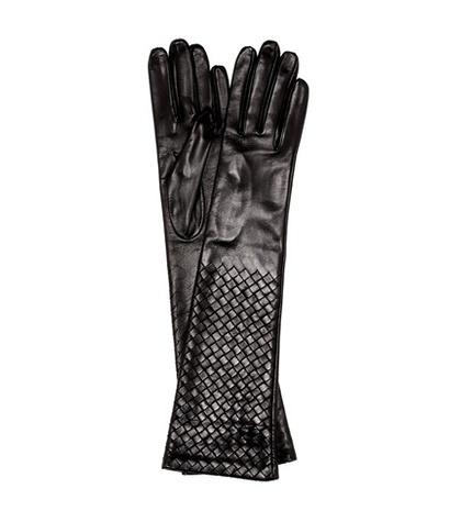 Bottega Veneta Intrecciato Leather Gloves