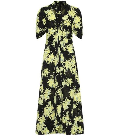 Proenza Schouler Floral Midi Dress