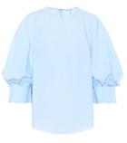 Delpozo Cotton Poplin Top