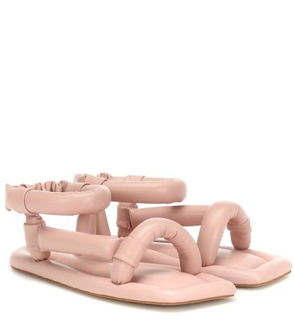 Nanushka Yola Faux Leather Sandals