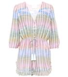 Athena Procopiou Cosmic Dancer Striped Playsuit