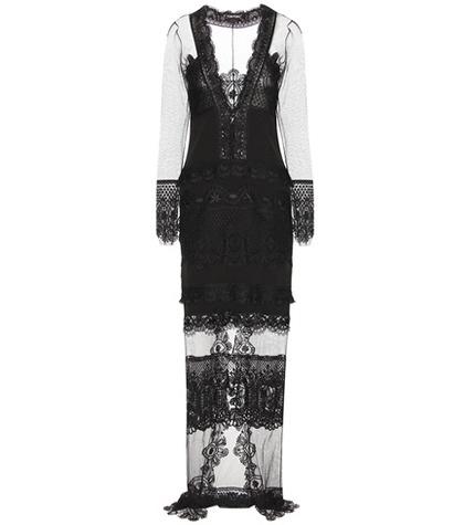 Tom Ford Macramé Lace And Tulle Dress