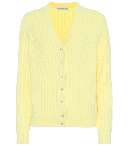 Alessandra Rich Stretch Cotton Cardigan