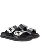 N21 Slidy Viv Leather Sandals