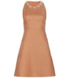 Valentino Embellished Linen Dress