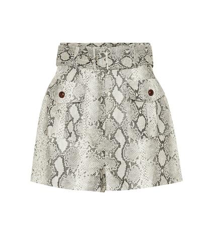 Zimmermann Corsage Safari Linen Shorts