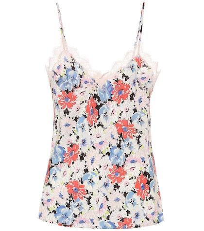 Veronica Beard Gil Floral Silk Camisole