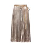 Calvin Klein Collection Pleated Velvet Skirt