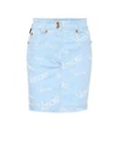Versace Vintage Logomania Denim Miniskirt