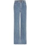 Christopher Kane Frayed Wide-leg Jeans