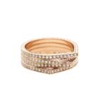 Repossi Antifer 18kt Rose Gold Ring With White Diamonds