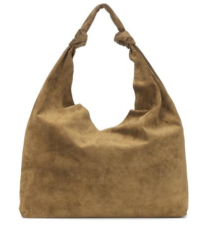 The Row Bindle Suede Shoulder Bag