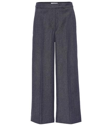 Max Mara Revere Cropped Wide-leg Pants