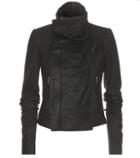 Tory Burch Classic Biker Brushed Leather Jacket