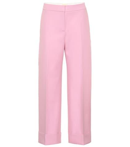Khaite Devon Cotton Wide-leg Pants