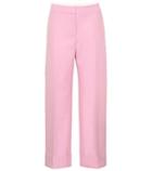 Khaite Devon Cotton Wide-leg Pants