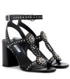 Saks Potts Embellished Leather Sandals