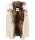 The Row Fur-trimmed Cotton Anorak