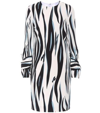 See By Chlo Striped Crêpe Dress