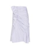 Jw Anderson Striped Cotton Skirt