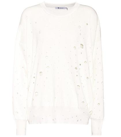 T By Alexander Wang Distressed Sweater