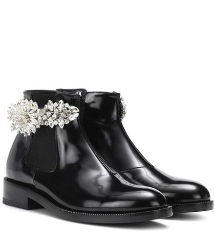 Miu Miu Embellished Chelsea Boots