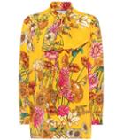 Gucci Spring Bouquet Silk Shirt