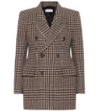 Dolce & Gabbana Hourglass Houndstooth Wool Blazer