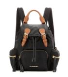 Burberry The Small Leather-trimmed Backpack
