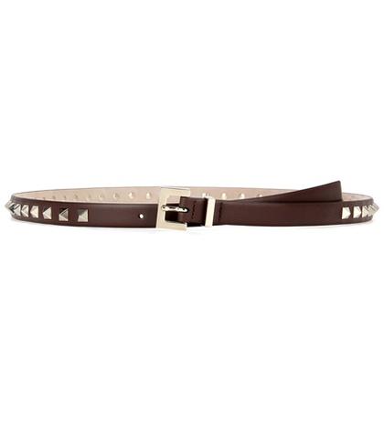 Valentino Valentino Garavani Rockstud Leather Belt