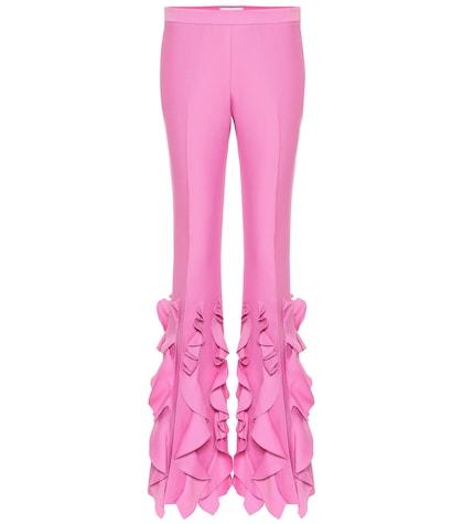 Christopher Kane Ruffled Crêpe Pants