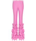 Christopher Kane Ruffled Crêpe Pants