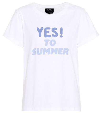 A.p.c. Yes To Summer Cotton T-shirt