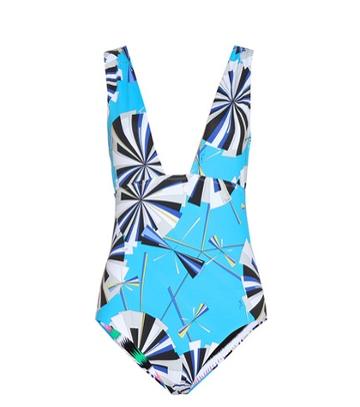 Emilio Pucci Beach Printed Swimsuit