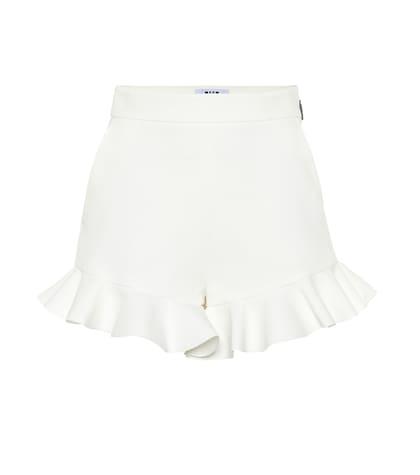 Msgm Stretch-crêpe Shorts