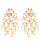 Lele Sadoughi Pearl Cluster Earrings
