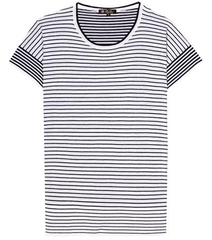 Loro Piana Striped Cashmere Top