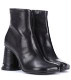 Mm6 Maison Margiela Leather Ankle Boots