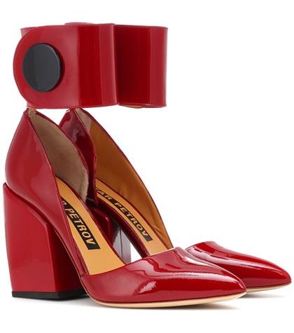 Petar Petrov Sally Patent Leather Pumps