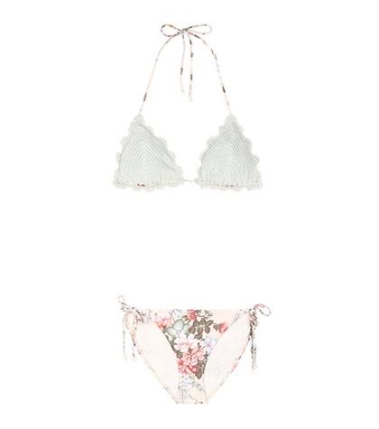 Zimmermann Aerial Crochet Bra Bikini