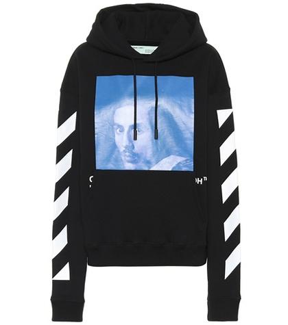 Off-white Bernini Printed Cotton Hoodie