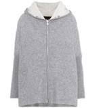 Loro Piana Leather-trimmed Cashmere-blend Hoodie