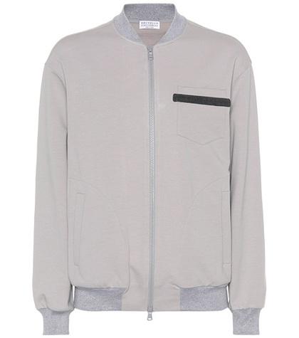 Brunello Cucinelli Embellished Cotton-blend Jacket