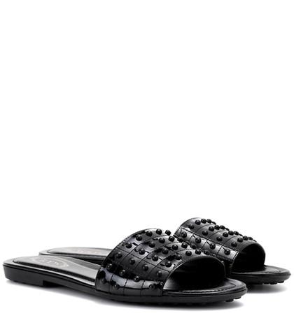 Tod's Leather Slides