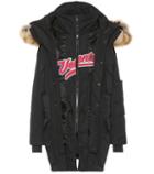 Vetements Fur-trimmed Oversized Coat