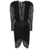 Isabel Marant Margaret Flocked Velvet Dress