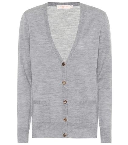 Tory Burch Madeline Merino Wool Cardigan